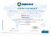 Certyfikat Aqualung