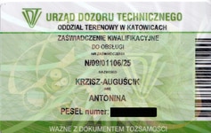 Certyfikat UDT
